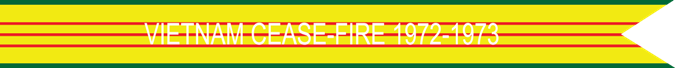 Vietnam Cease-Fire 1972–1973 U.S. Army Vietnam War Campaign Streamer